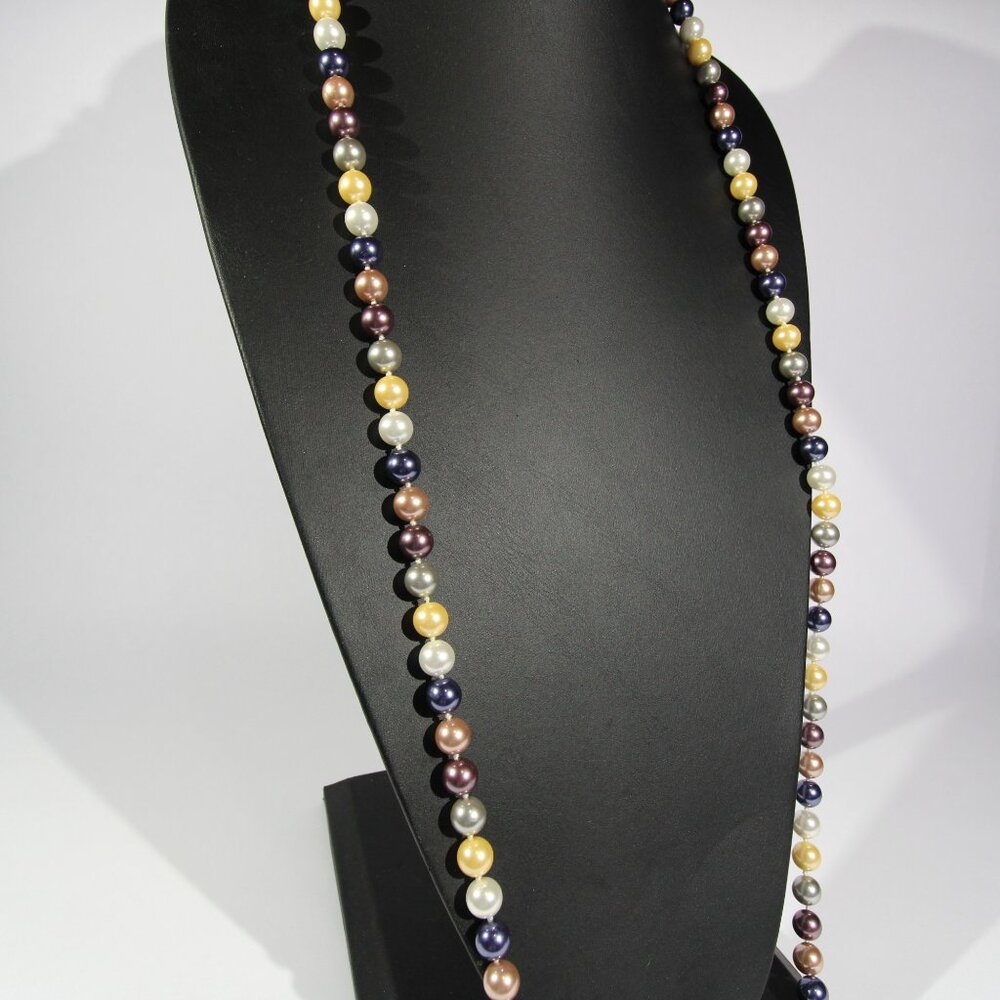 KJL 2013 Kenneth Jay Lane Long Heavy Colorful Beaded Necklace - Picture 3 of 8
